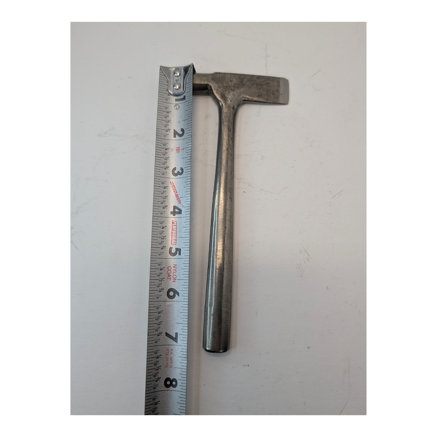 Vintage Industrial Cast Steel Tack Hammer, Brutalist Sculptural Object