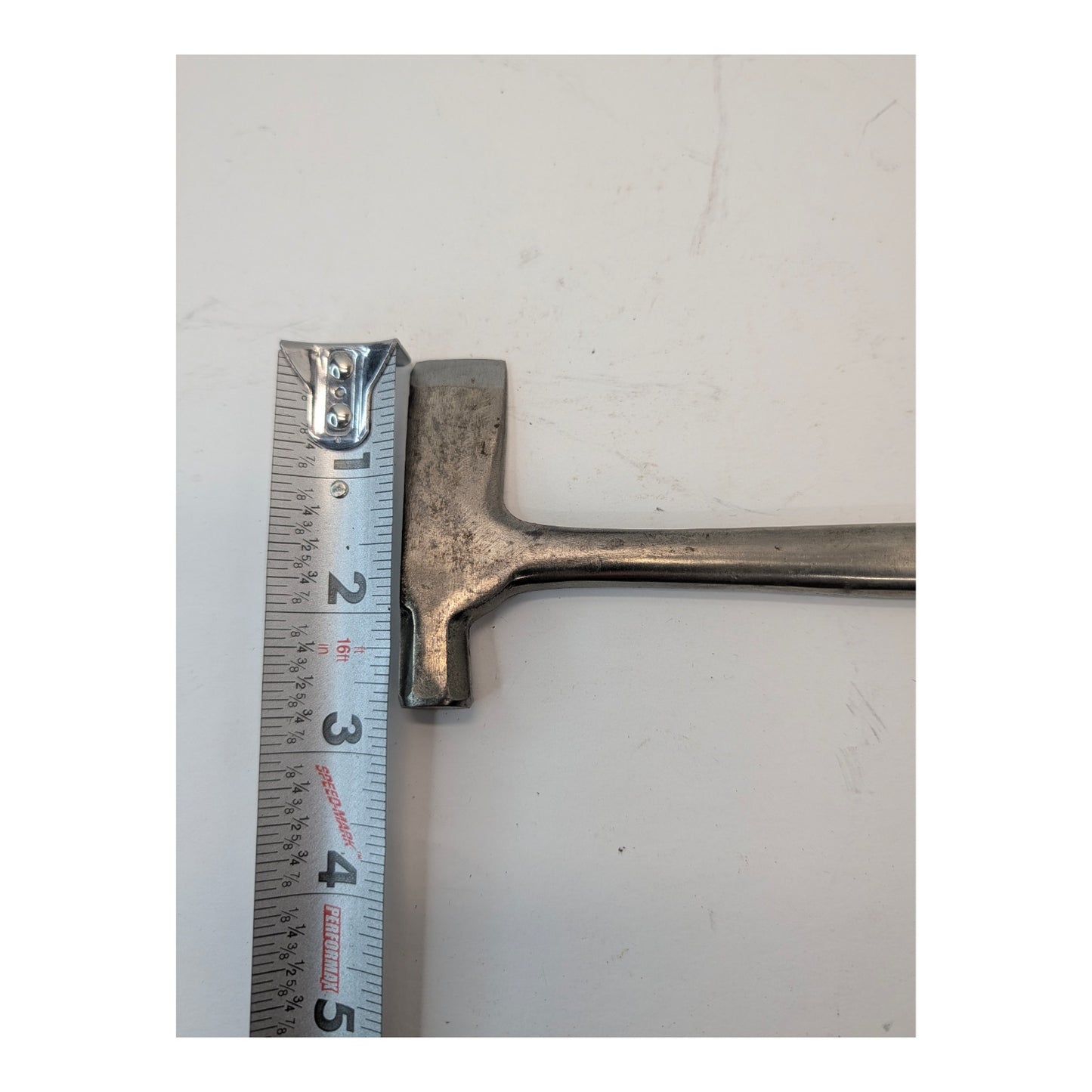Vintage Industrial Cast Steel Tack Hammer, Brutalist Sculptural Object