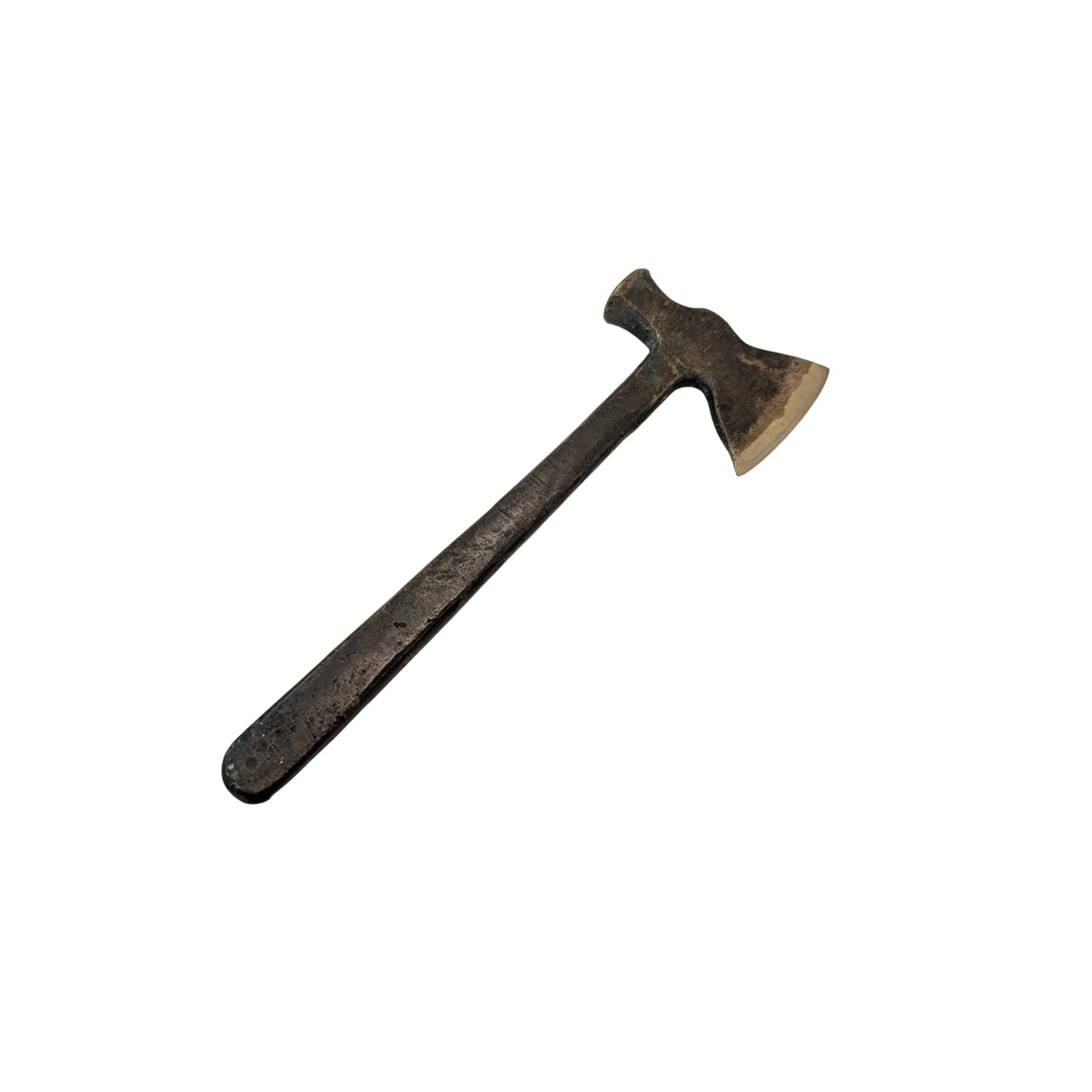 Vintage Solid Brass Hatchet Hammer Paperweight Industrial Decor