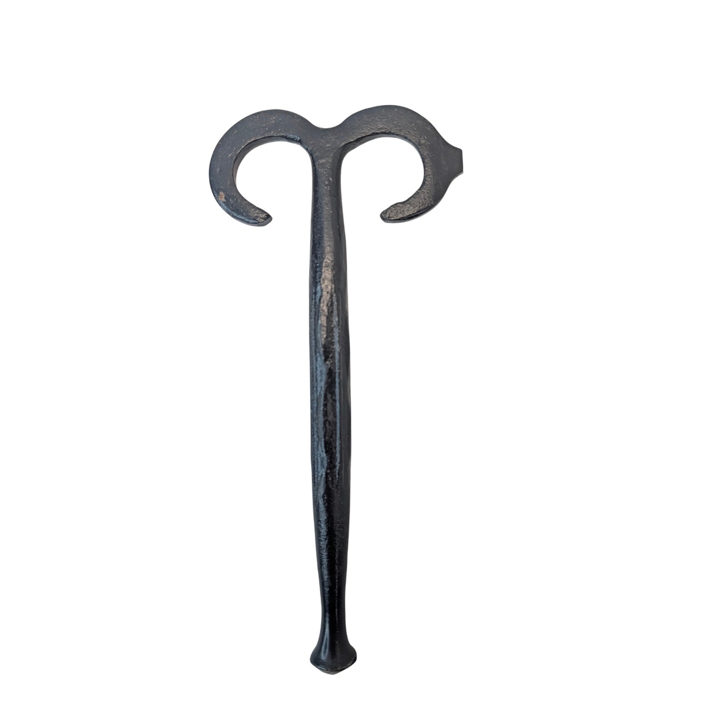 Vintage Hand-Forged Wrought Iron Shutter Dog, Rustic Colonial Hardware