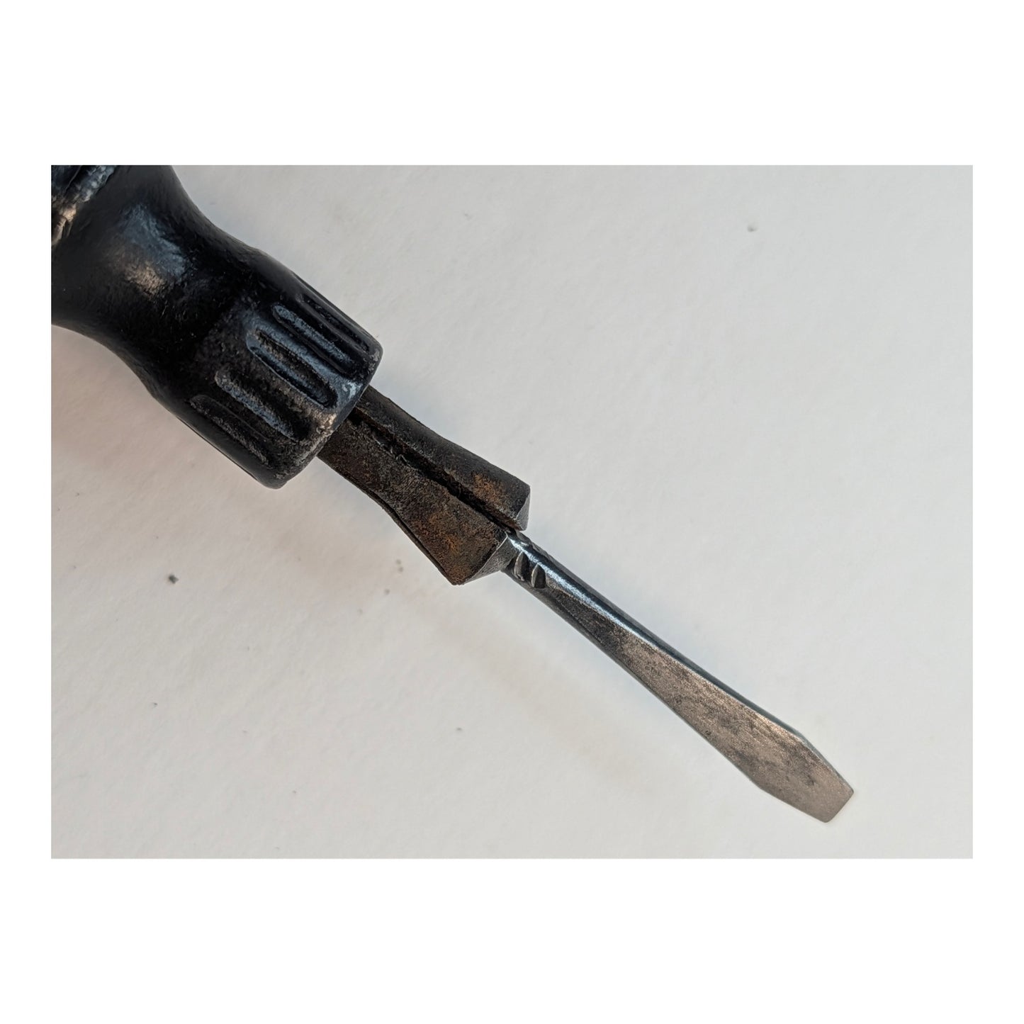 Antique 1919 Ornate Multi-Tool Screwdriver w/ Nesting Bits Gutta Percha Handle