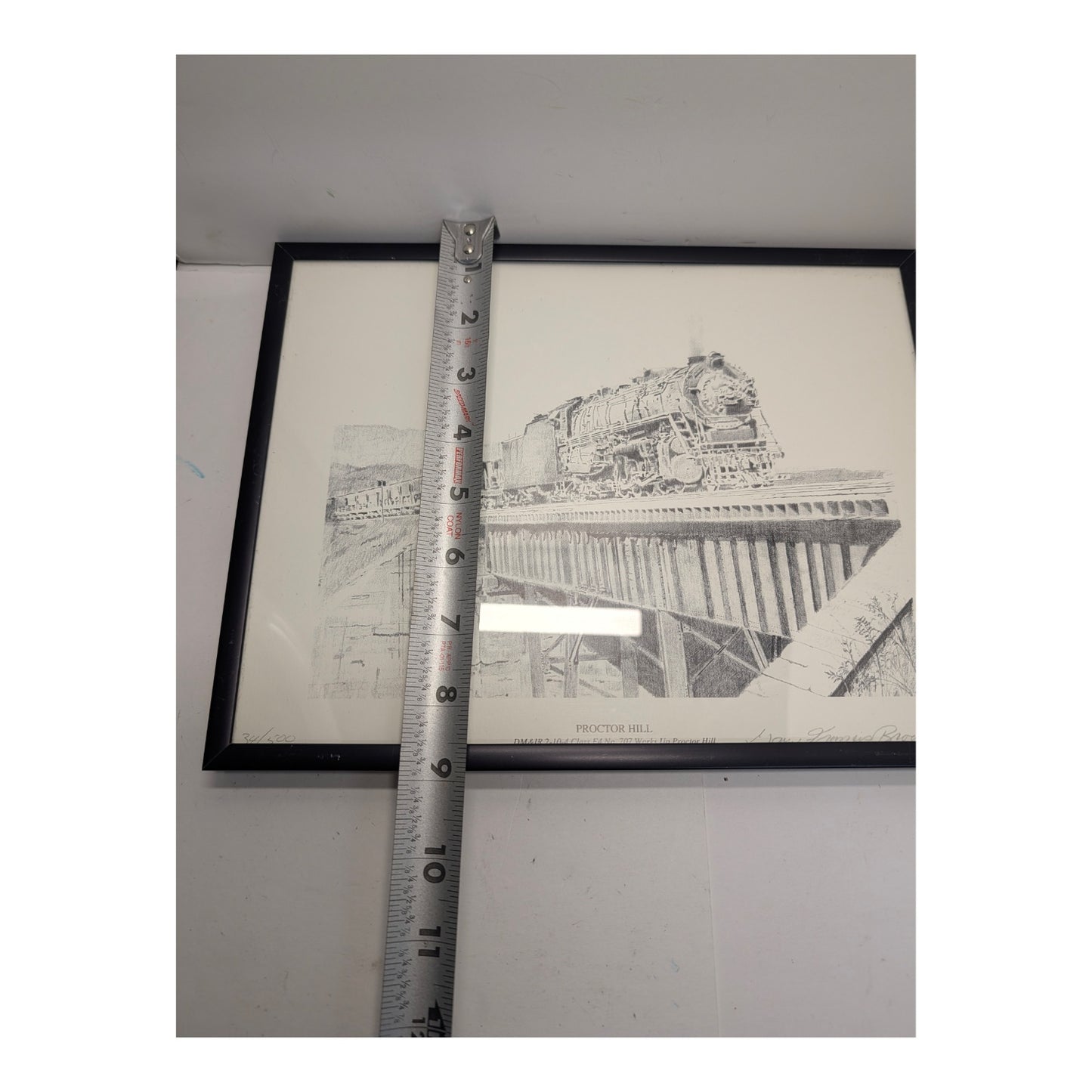 Louis Francis Browne Signed Train Print "Proctor Hill" Ltd Ed 34/500 DM&IR Art