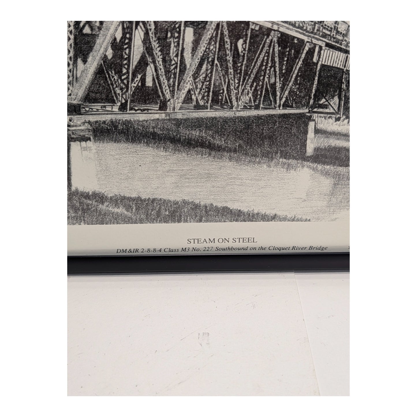 Gary Grunau-Jeans "Steam on Steel" Signed LE Train Print 28/500