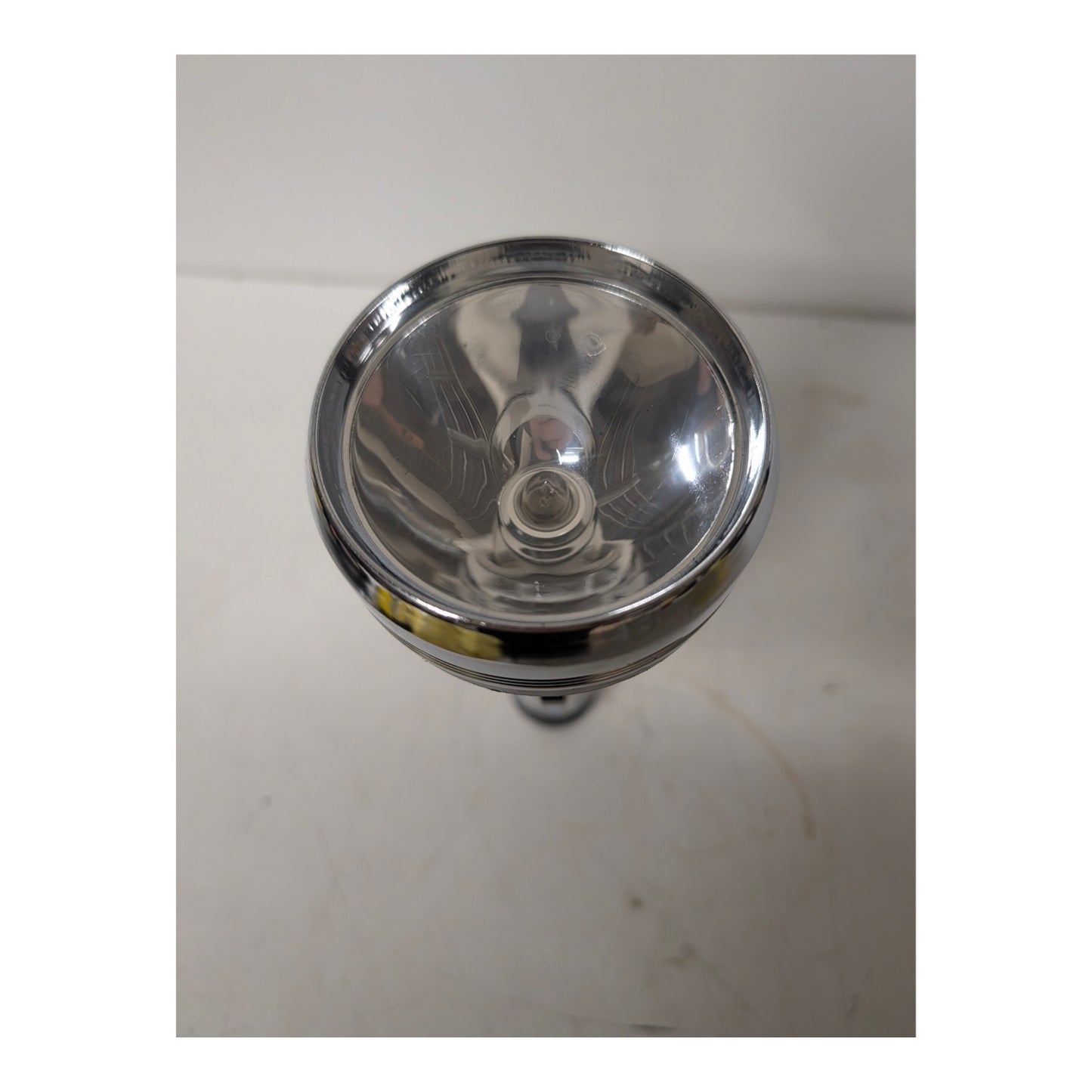 Vintage 1970s Krypton Flashlight Black & Chrome Retro Industrial Design