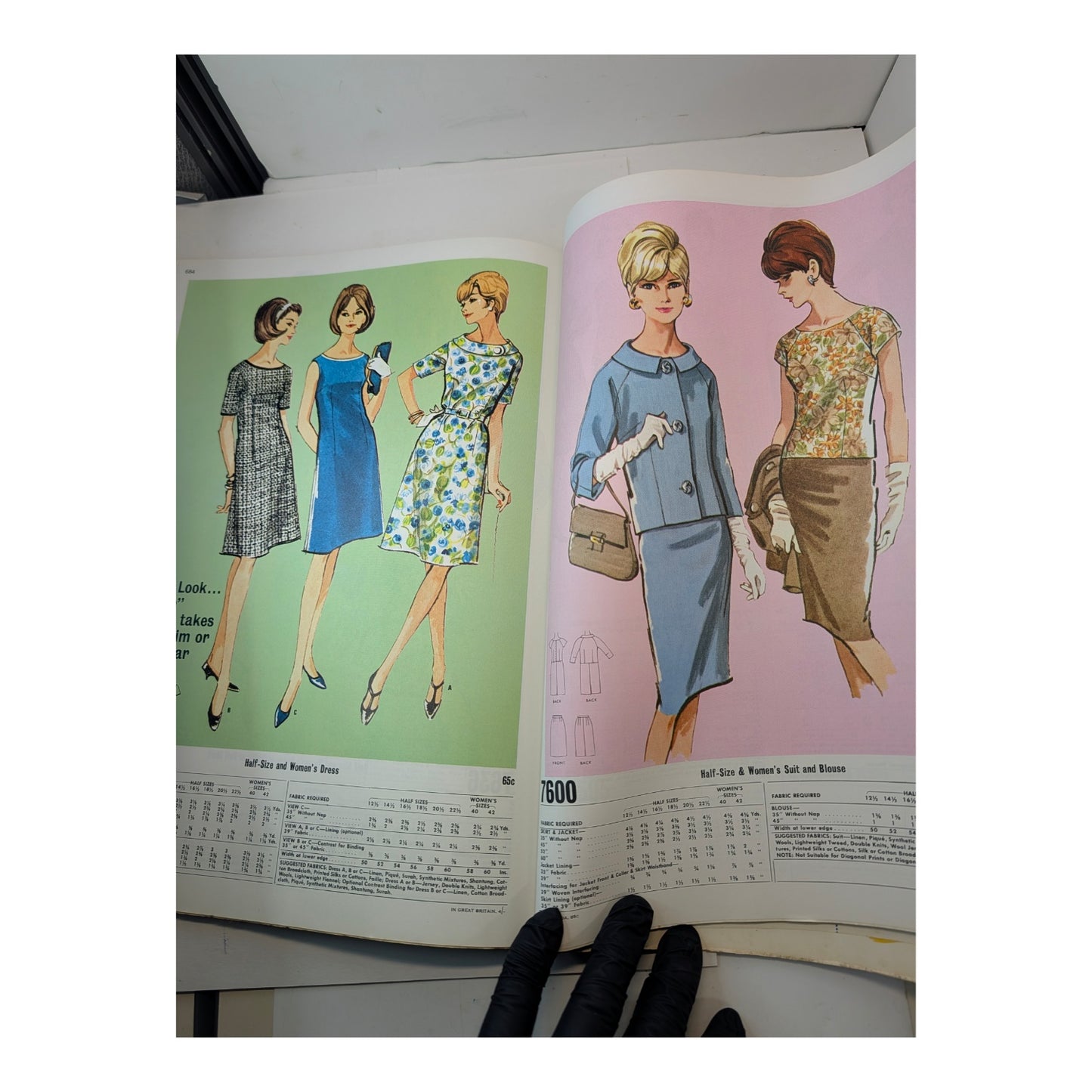 Vintage 1965 McCall's 'Pop Looks' Sewing Pattern Counter Catalog
