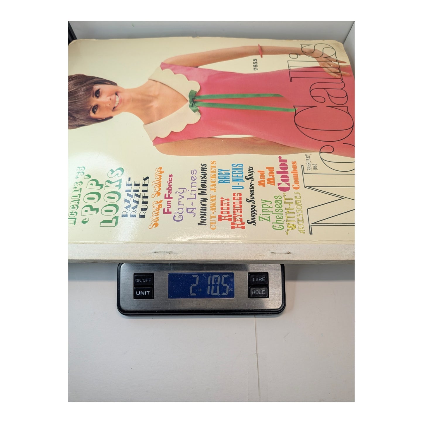 Vintage 1965 McCall's 'Pop Looks' Sewing Pattern Counter Catalog
