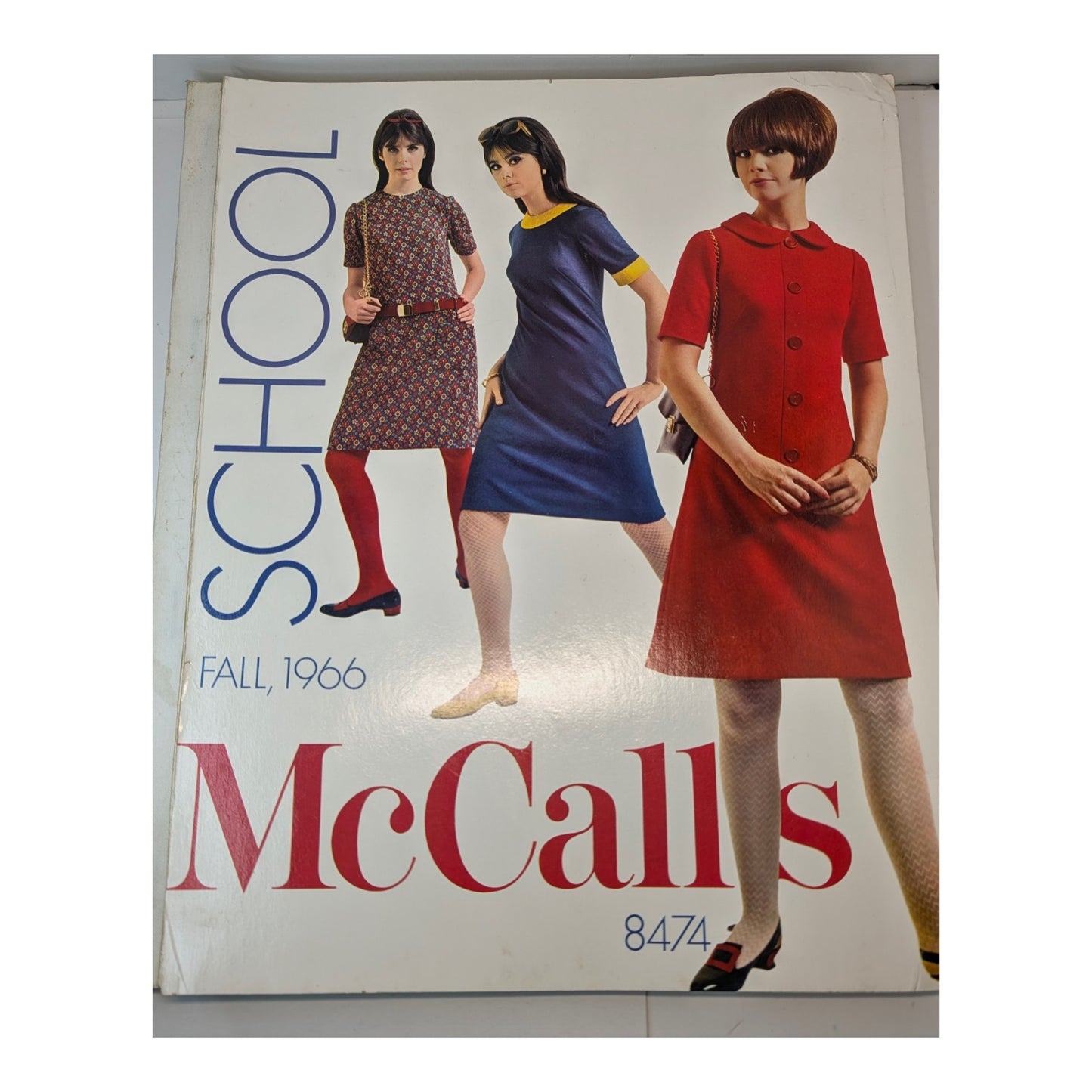 Vintage 1966 McCall's Fall School Fashion Catalog | Mid-Century Mod Style