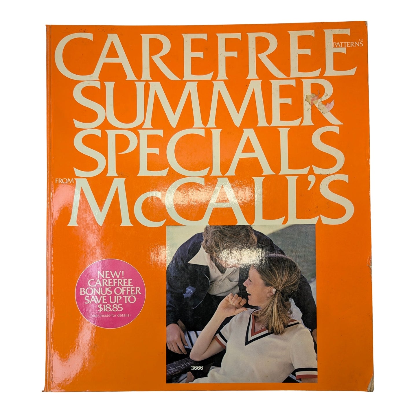 Vintage 1970s McCall's Pattern Catalog Carefree Summer Specials Counter Book