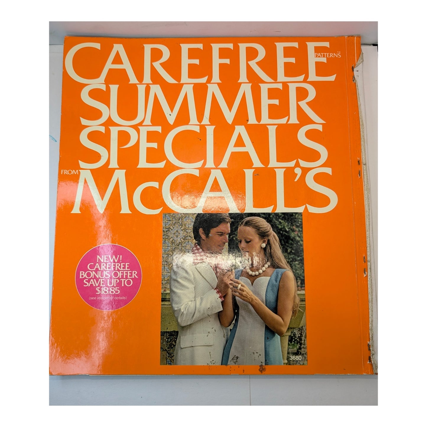 Vintage 1970s McCall's Pattern Catalog Carefree Summer Specials Counter Book