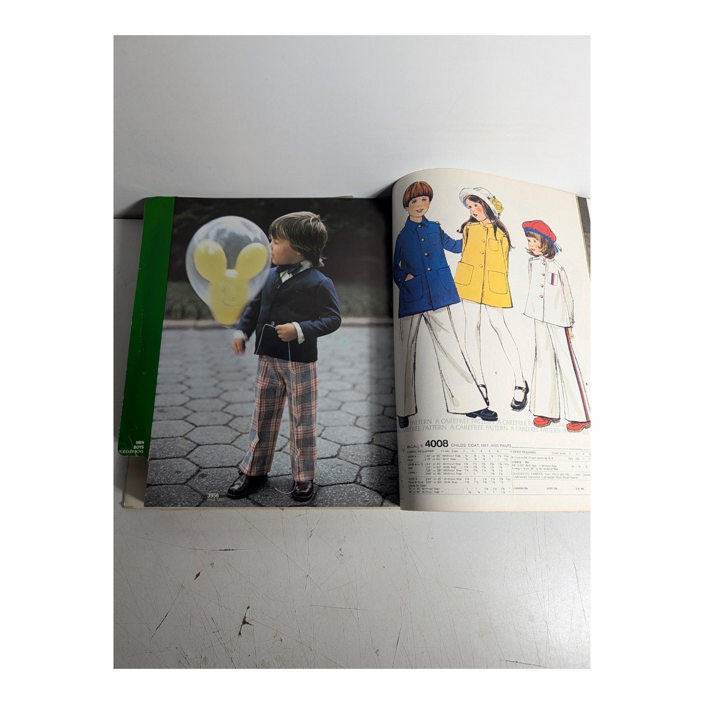Vintage 1970s McCall's Sewing Pattern Counter Catalog | 70s Fashion Hardcover