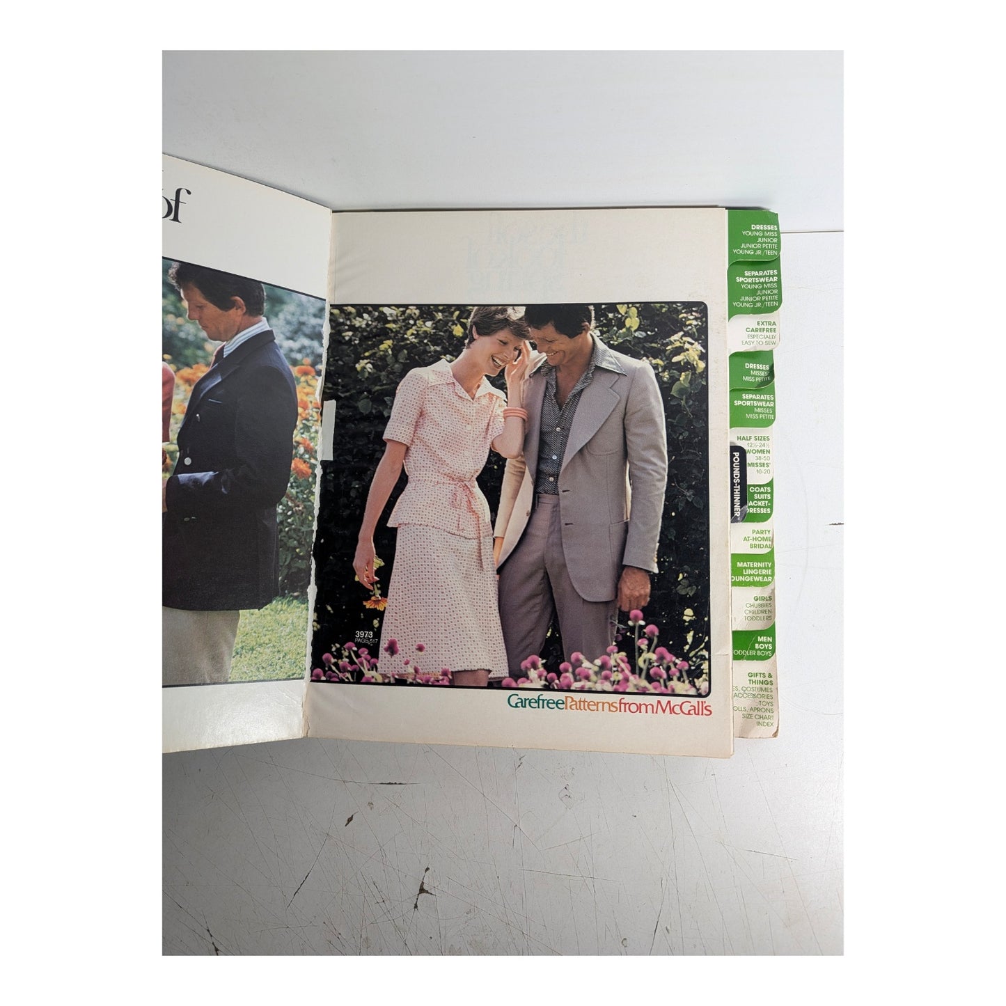 Vintage 1970s McCall's Sewing Pattern Counter Catalog | 70s Fashion Hardcover
