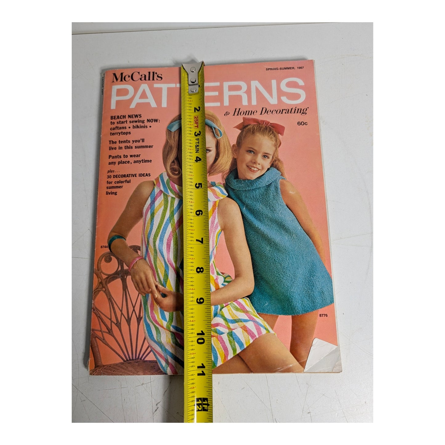 Lot of 2 Vintage 1967 McCall's Pattern Magazines, Mod Fashion & Home Decor