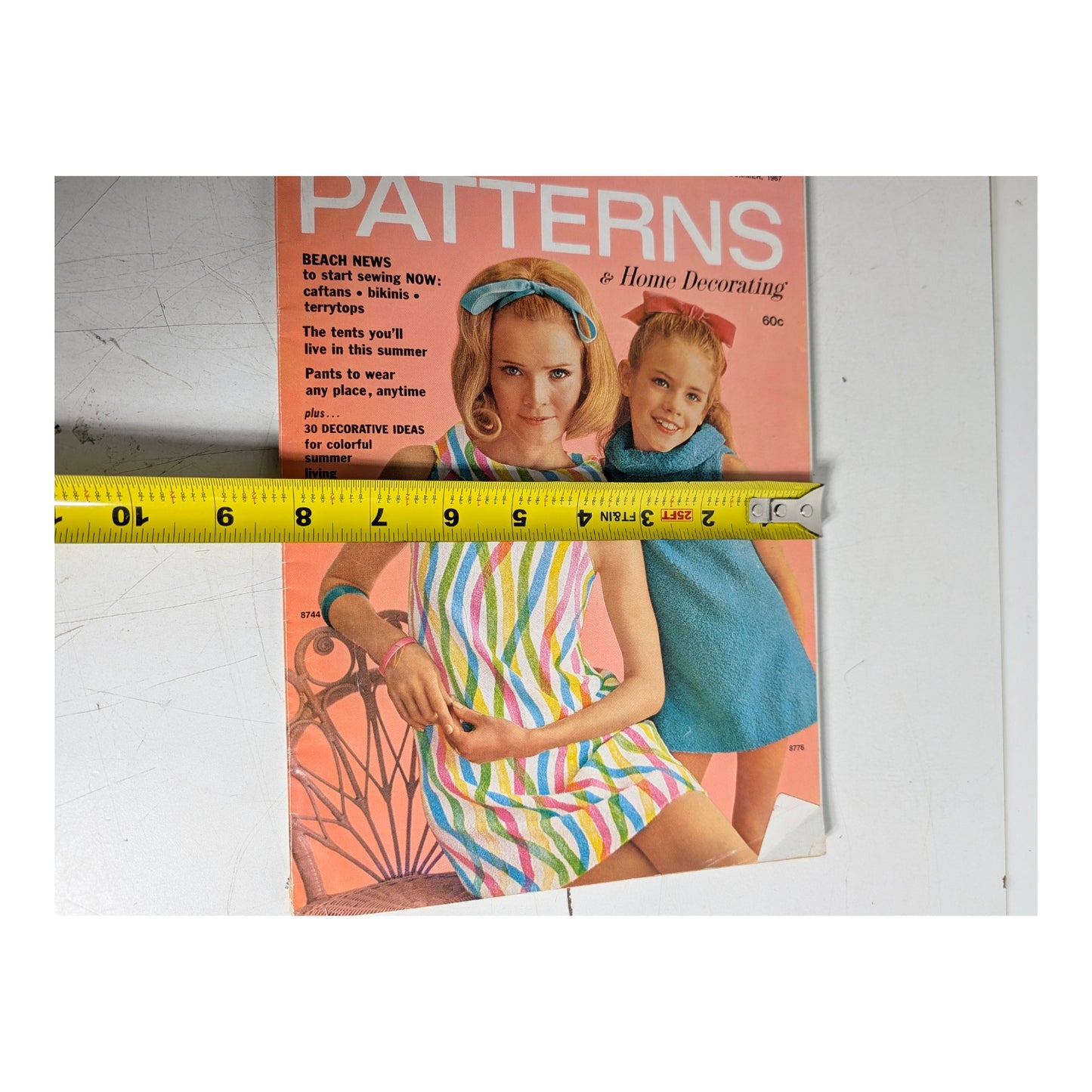 Lot of 2 Vintage 1967 McCall's Pattern Magazines, Mod Fashion & Home Decor