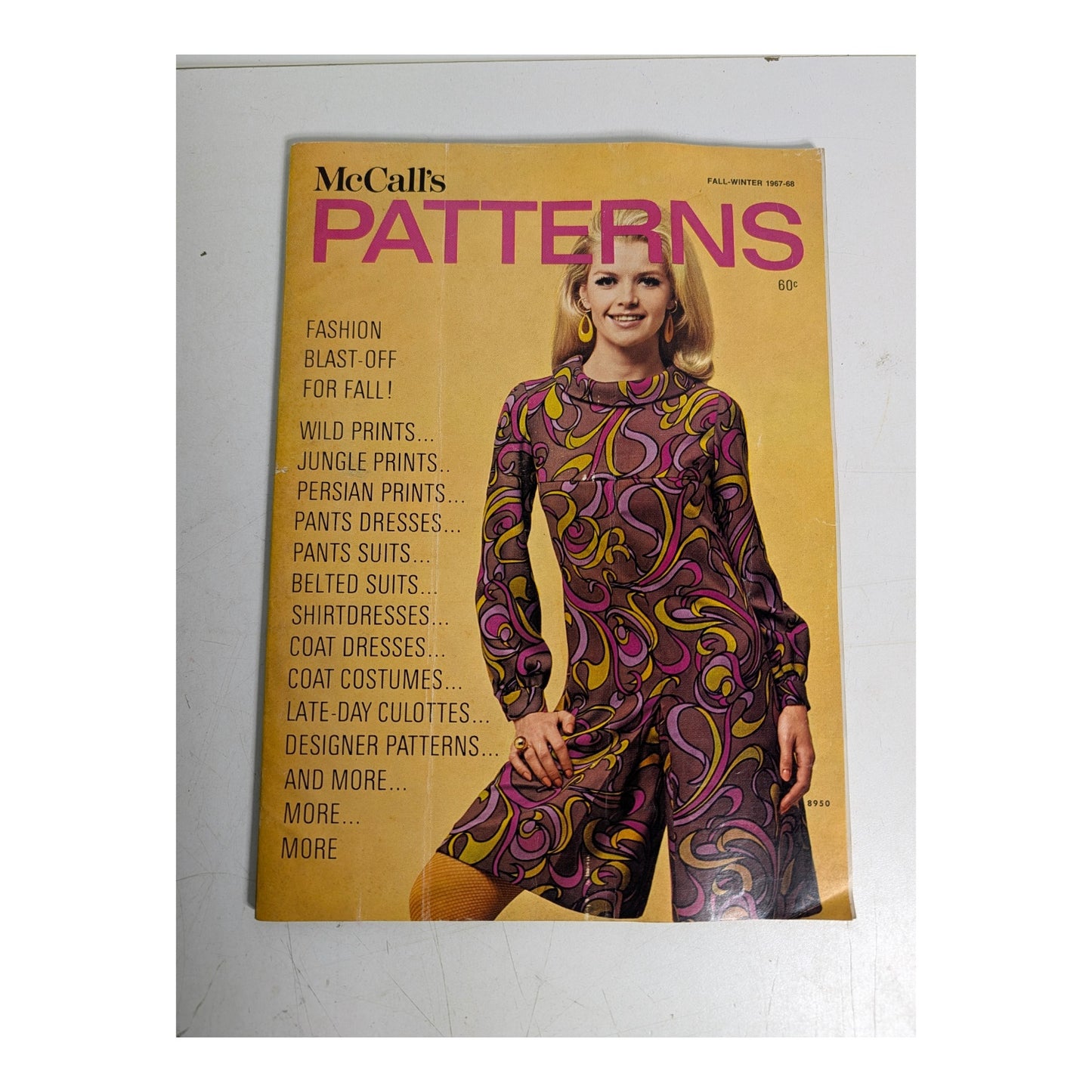 Lot of 2 Vintage 1960s McCall's Pattern Magazines Mod Fashion '68-'69