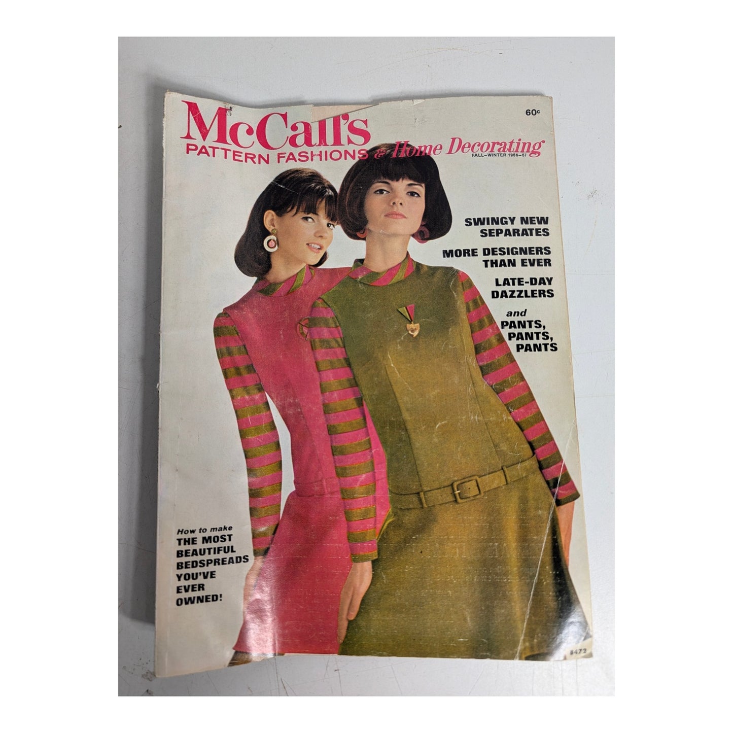 Lot of 2 Vintage 1960s McCall's Pattern Magazines Mod Fashion '68-'69