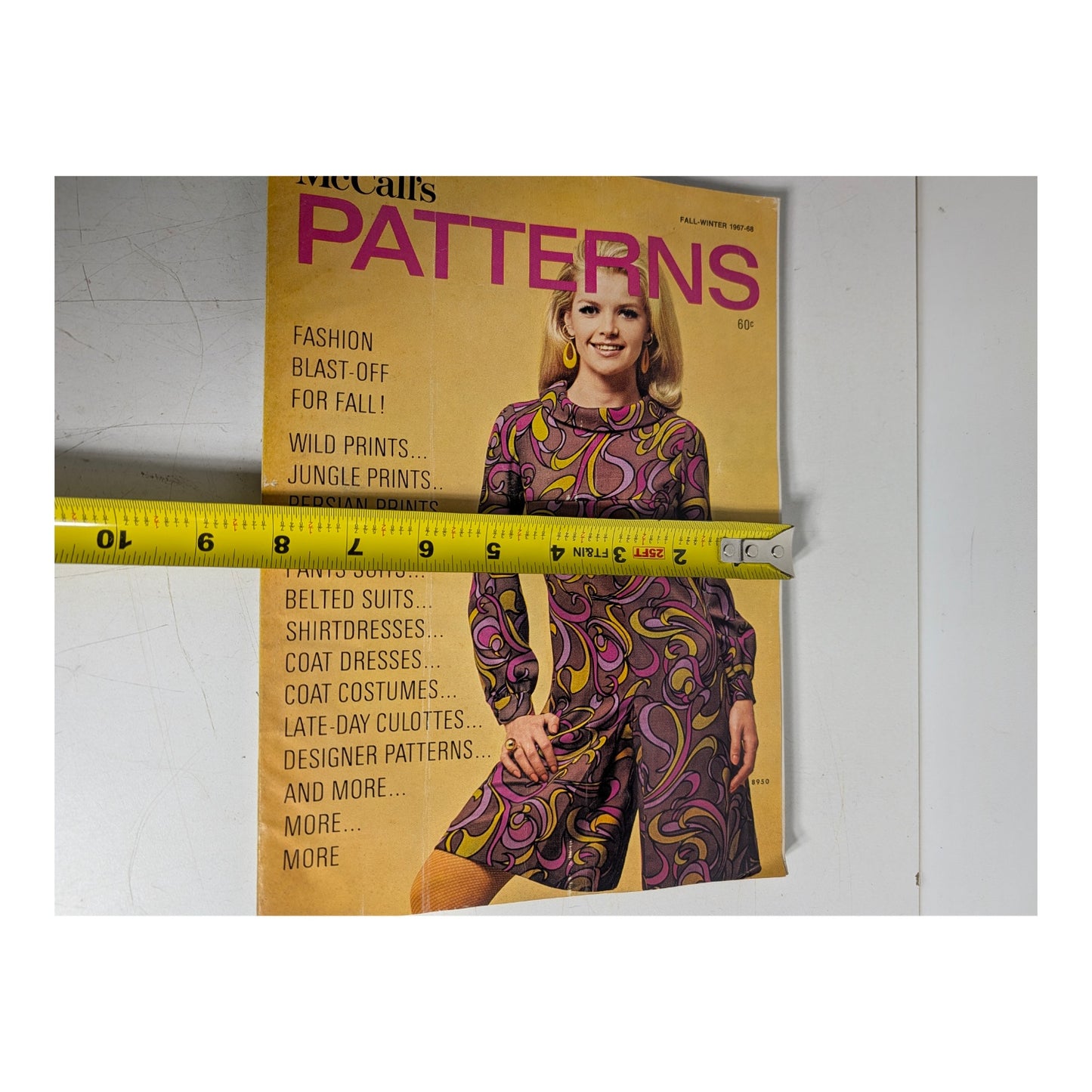 Lot of 2 Vintage 1960s McCall's Pattern Magazines Mod Fashion '68-'69