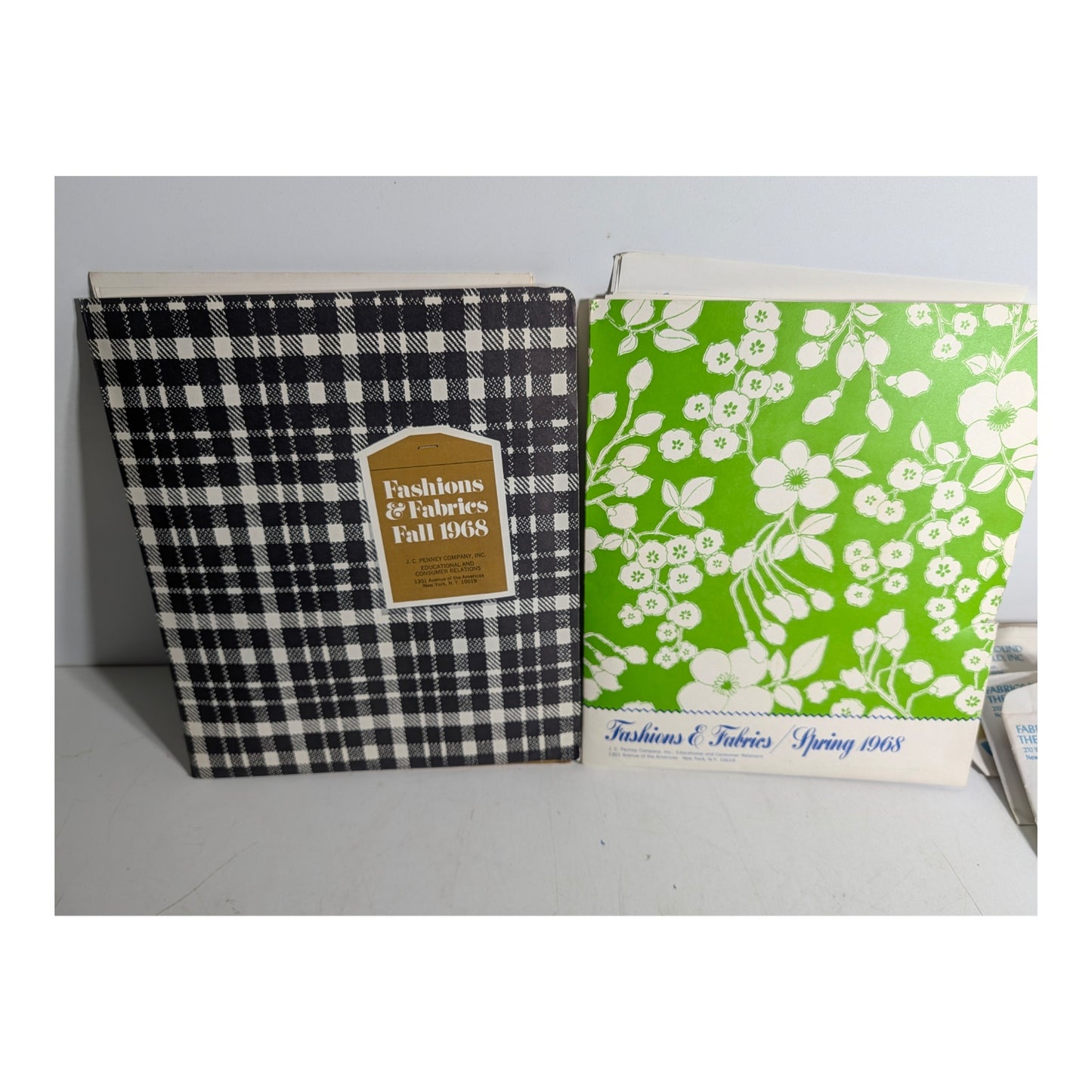 Vintage 1968 Fashions & Fabrics Swatch Books | Complete Mod Era Year Set