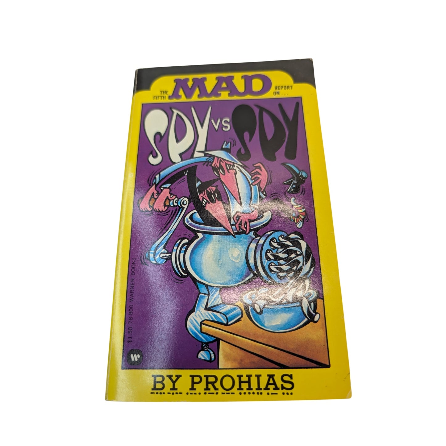 1978 MAD Spy vs Spy Paperback by Prohias, 1st Printing Vintage Comic Book