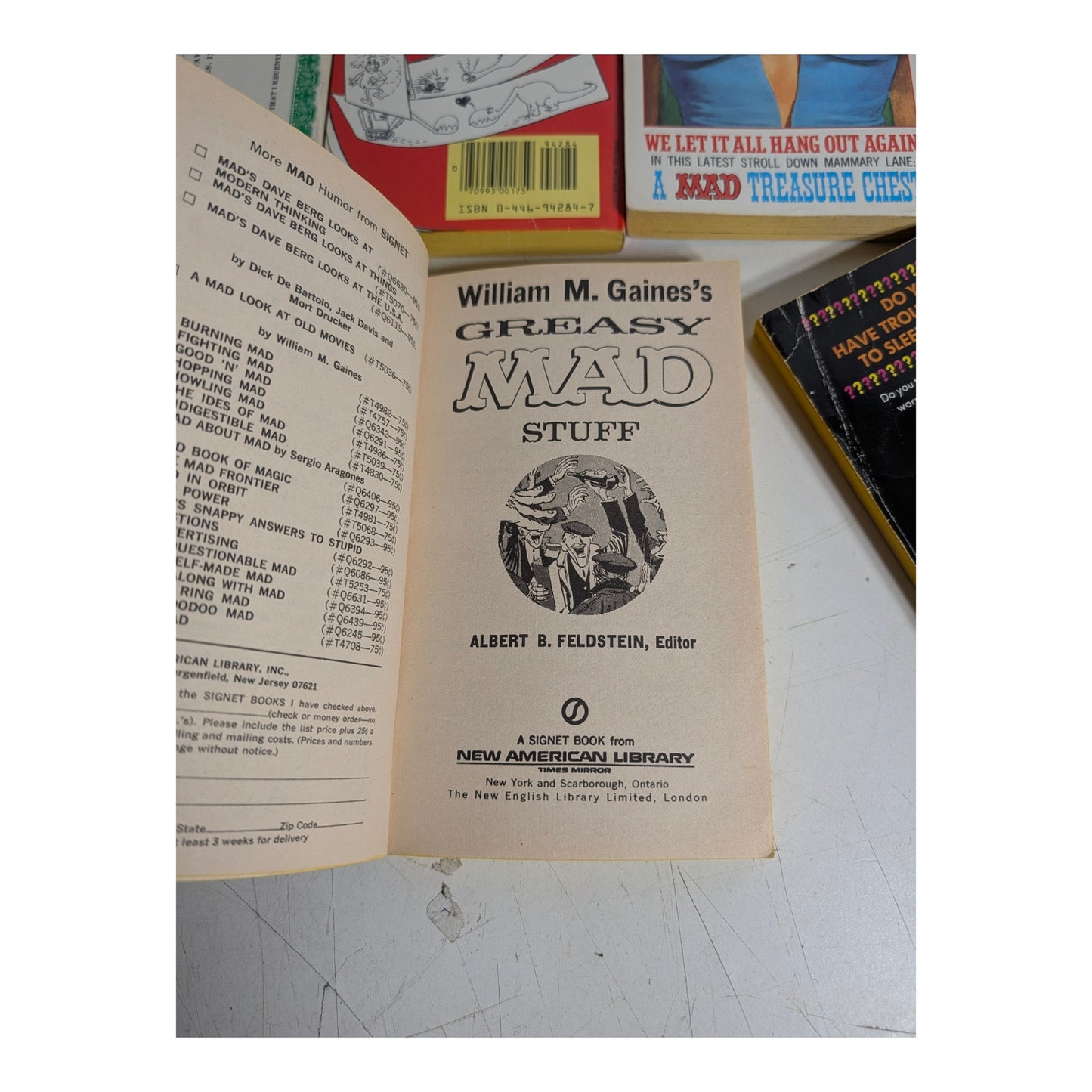 Vintage MAD Magazine Paperback Lot of 5 | 1970s-80s Satire Collection