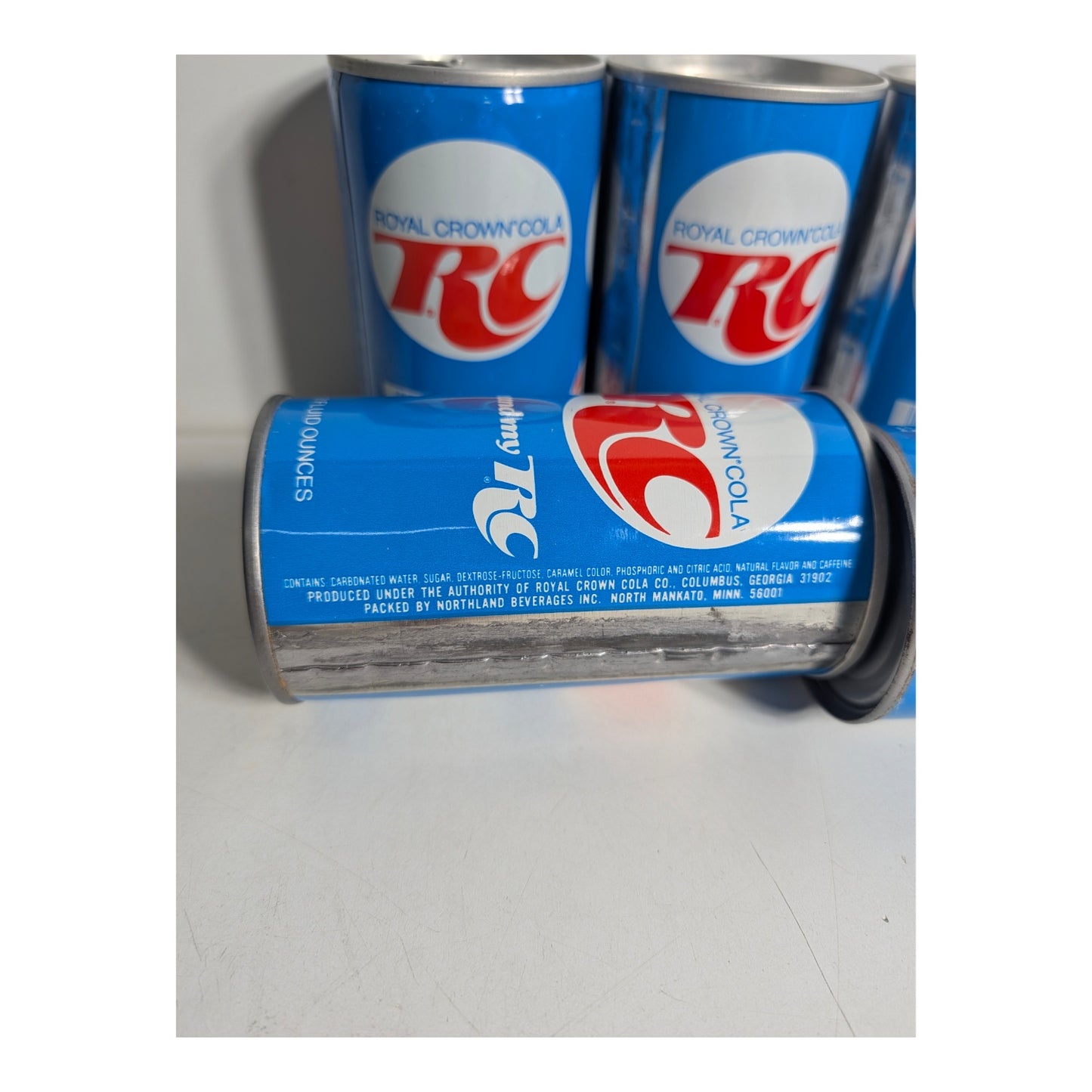 Vintage 1977 RC Cola Minnesota Vikings NFL Player Cans, Set of 5