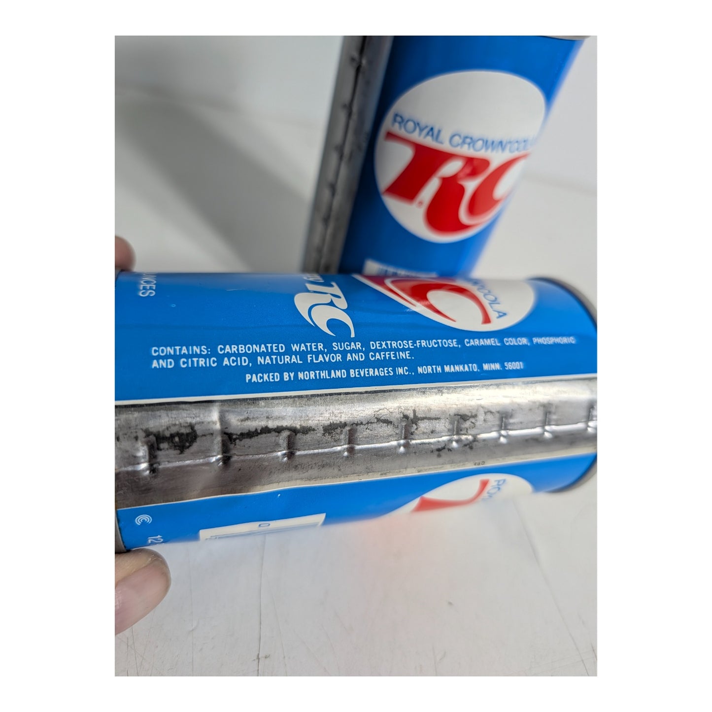 Vintage 1970s RC Cola MLB All-Star Baseball Cans, Set of 6