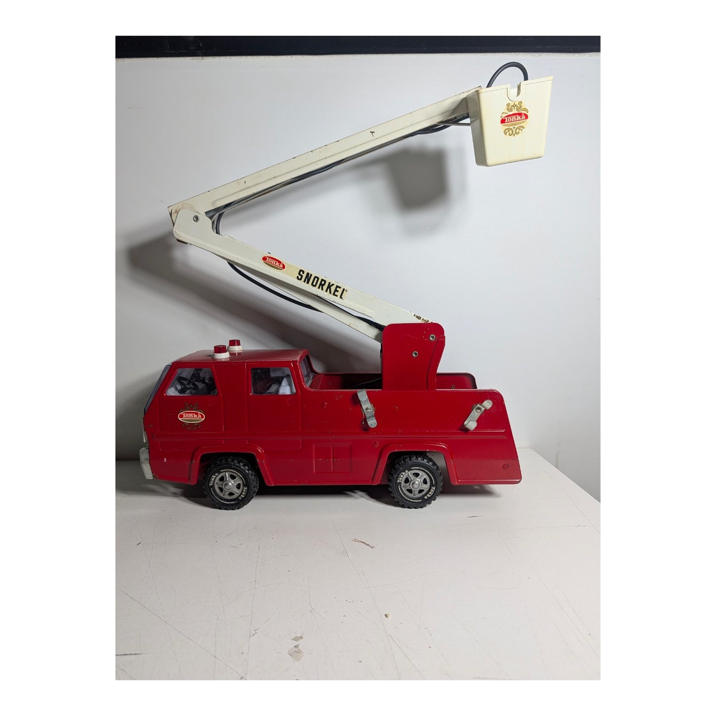 Vintage Tonka Snorkel Fire Truck | Pressed Steel 1970s Collector Toy