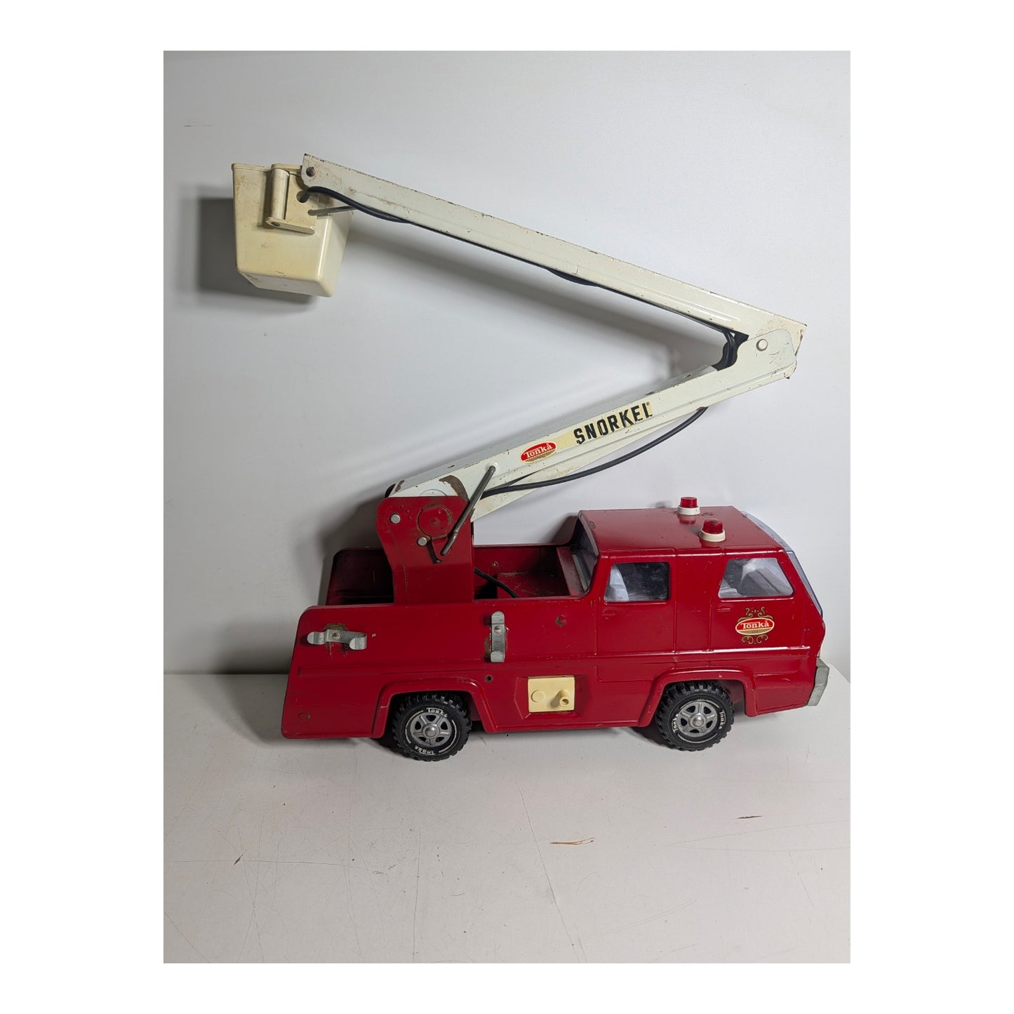 Vintage Tonka Snorkel Fire Truck | Pressed Steel 1970s Collector Toy