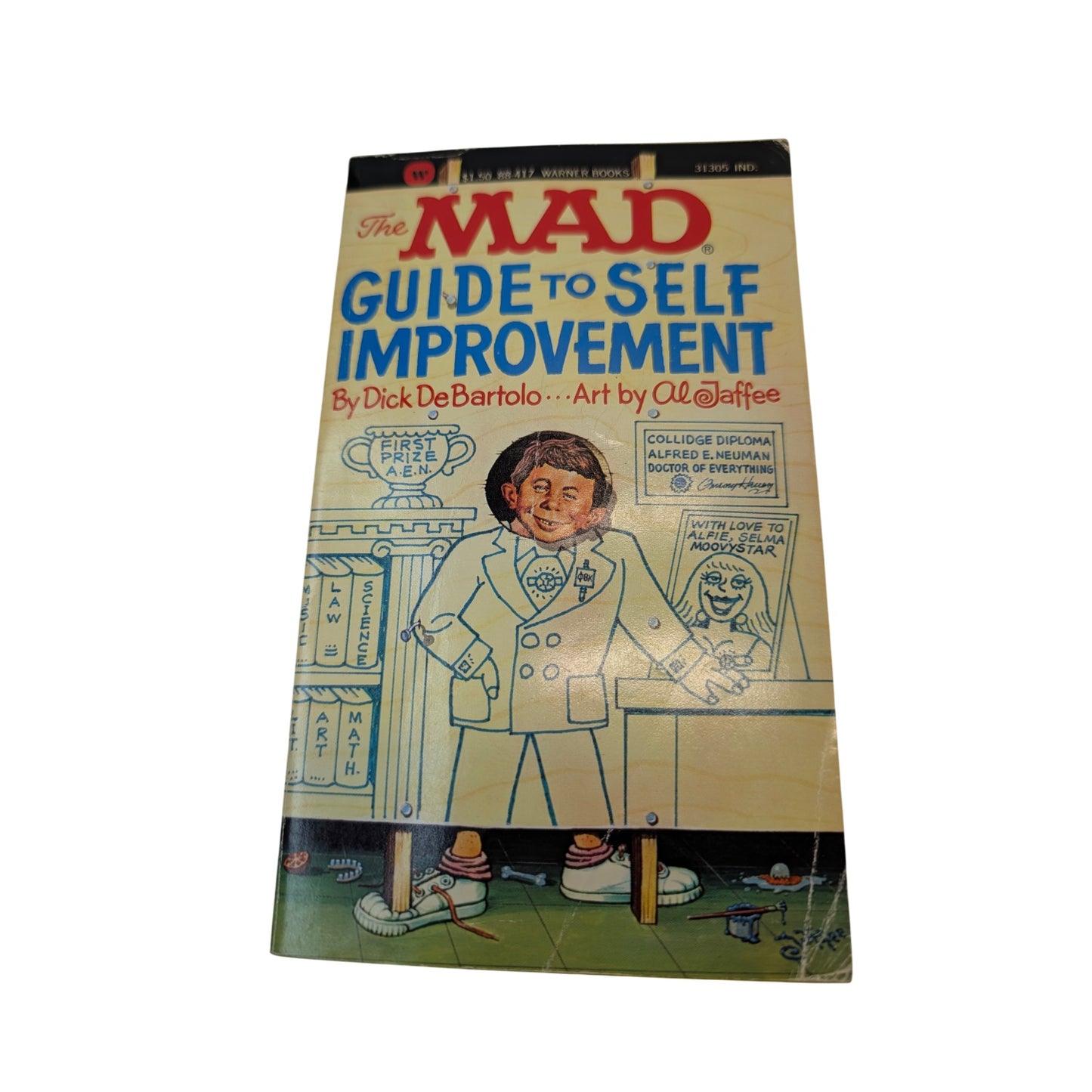 1979 MAD Guide to Self Improvement 1st Printing Vintage Paperback Al Jaffee Art